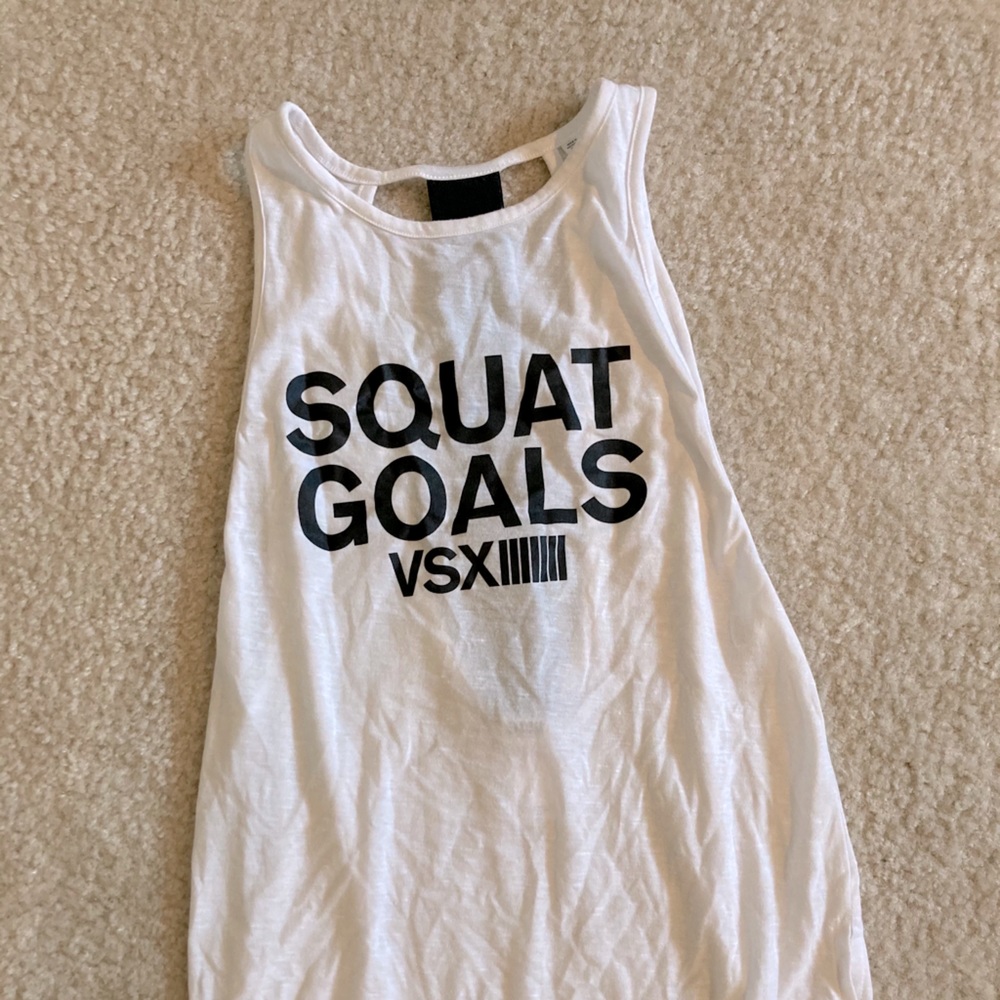 Victoria's Secret VSX Squat Goals Tank ✨